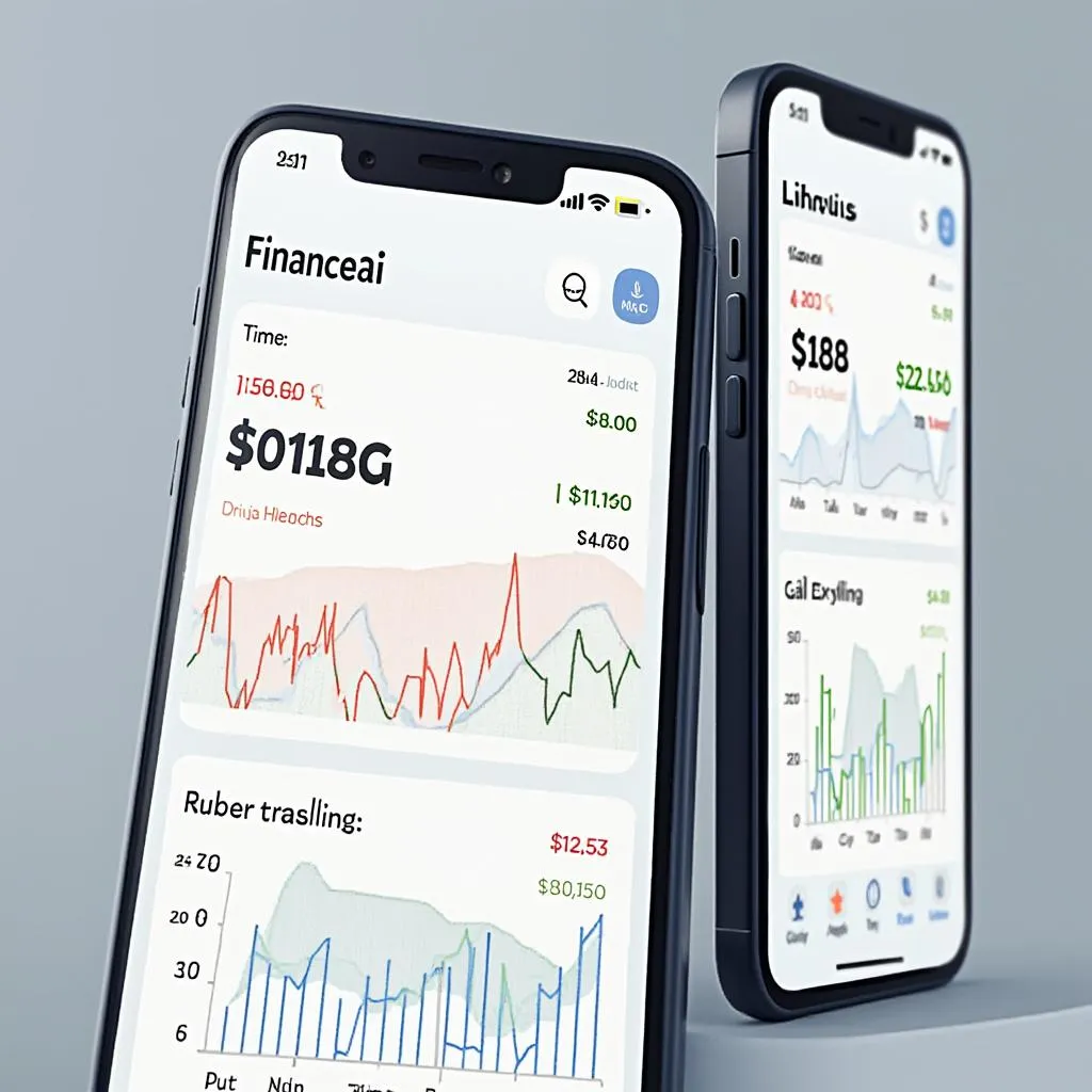 Interface de l'application FinanceAI